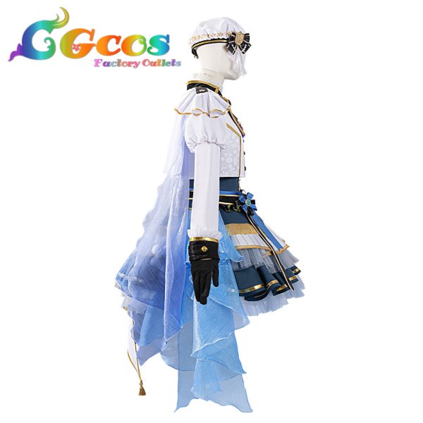 画像6: 「一部在庫あり」BanG Dream!  バンドリ! Morfonica(モルフォニカ) 10周年衣装 倉田ましろ コスプレ衣装 (6)