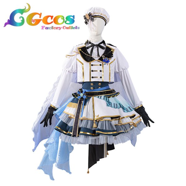 画像1: 「一部在庫あり」BanG Dream!  バンドリ！　Morfonica（モルフォニカ）　10周年衣装　倉田ましろ　コスプレ衣装 (1)