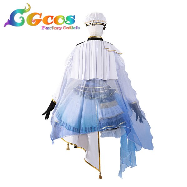 画像7: 「一部在庫あり」BanG Dream!  バンドリ! Morfonica(モルフォニカ) 10周年衣装 倉田ましろ コスプレ衣装 (7)