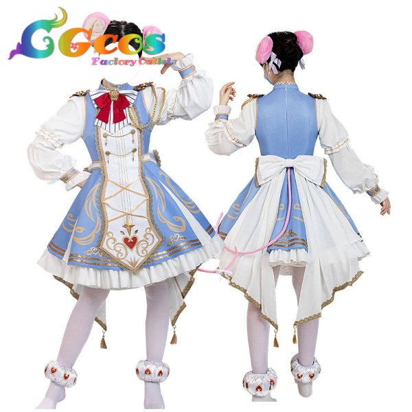 画像12: 「一部在庫あり」プロジェクトセカイ カラフルステージ! feat. 初音ミク 一緒に、ありがとうを込めて 鳳えむ ビーストマン・サマナー  コスプレ衣装 (12)