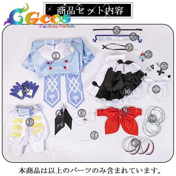 画像19: 一部在庫　ウマ娘プリティーダービー　アーモンドアイ　決勝服　コスプレ衣装 (19)