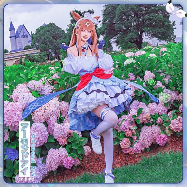 画像3: 一部在庫　ウマ娘プリティーダービー　アーモンドアイ　決勝服　コスプレ衣装 (3)