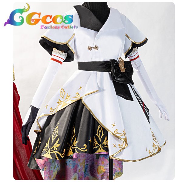 画像9: 一部在庫 ウマ娘プリティーダービー カレンブーケドール 勝負服 コスプレ衣装 (9)