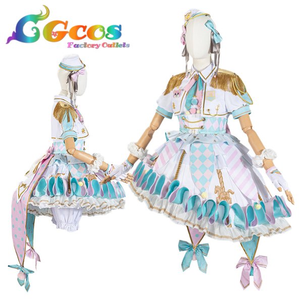 画像8: 「一部在庫あり」バンドリ(ガルパ)　世界を笑顔にする日々　奥沢 美咲　コスプレ衣装 (8)