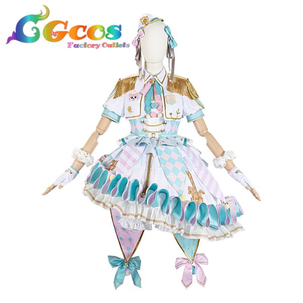画像1: バンドリ(ガルパ)　世界を笑顔にする日々　奥沢 美咲　コスプレ衣装 (1)