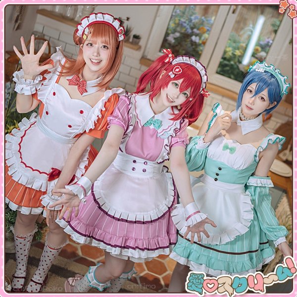 画像3: 「「一部在庫あり」ラブライブ！　AiScReam　愛♡スクリ〜ム！　黒澤ルビィ　コスプレ衣装 (3)