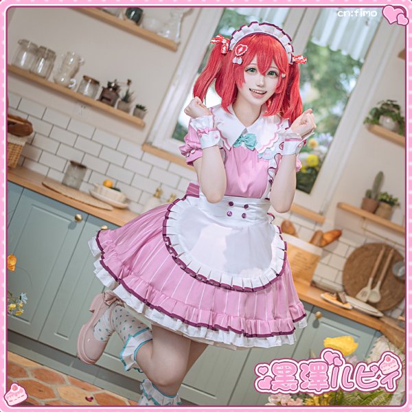 画像5: 「「一部在庫あり」ラブライブ！　AiScReam　愛♡スクリ〜ム！　黒澤ルビィ　コスプレ衣装 (5)