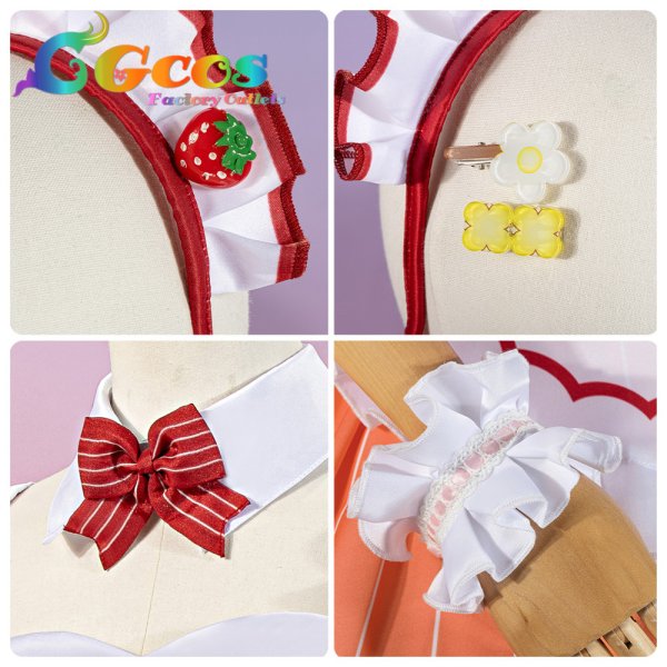 画像17: 「一部在庫あり」ラブライブ！　AiScReam　愛♡スクリ〜ム！　上原歩夢　コスプレ衣装 (17)