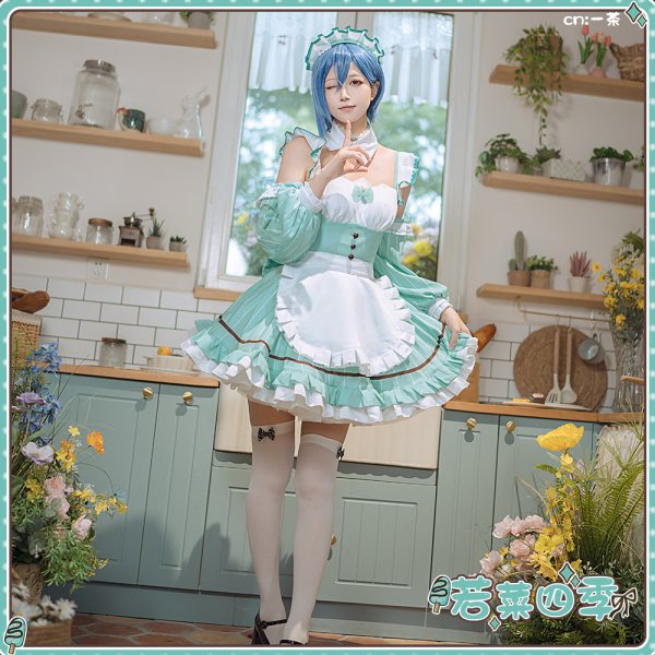 画像2: 「一部在庫あり」ラブライブ！　AiScReam　愛♡スクリ〜ム！　若菜四季　コスプレ衣装 (2)