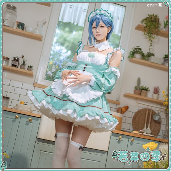 画像3: 「一部在庫あり」ラブライブ！　AiScReam　愛♡スクリ〜ム！　若菜四季　コスプレ衣装 (3)