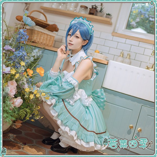 画像4: 「一部在庫あり」ラブライブ！　AiScReam　愛♡スクリ〜ム！　若菜四季　コスプレ衣装 (4)