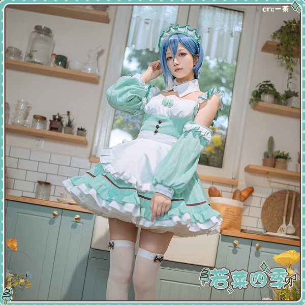 画像5: 「一部在庫あり」ラブライブ！　AiScReam　愛♡スクリ〜ム！　若菜四季　コスプレ衣装 (5)