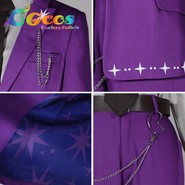 画像19: バーチャルYouTuber VTuber にじさんじ 7th Anniversary 渡会雲雀 剣持刀也 三枝明那 甲斐田晴 不破湊 ローレン・イロアス 葛葉(くずは) イブラヒム 佐伯イッテツ 風楽奏斗 賀美ハヤト 伏見ガク 魁星 叶(かなえ) コスプレ衣装 (19)