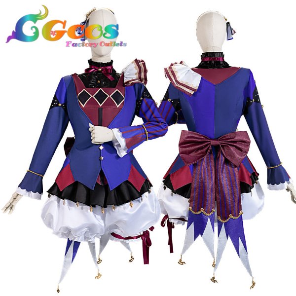 画像10: 「一部在庫あり」プロジェクトセカイ 　コスプレ　Sway Clown　[思い知らされた差]　草薙寧々　コスプレ衣装 (10)