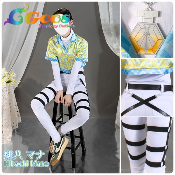 画像3: 「一部在庫あり」バーチャル YouTuber Vtuber　 緋八マナ　コスプレ衣装 (3)