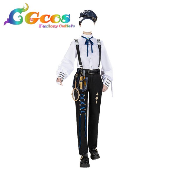 画像5: 一部在庫 バーチャル YouTuber Vtuber 星導ショウ 鑑定士のお洋服 新衣装 コスプレ衣装 (5)