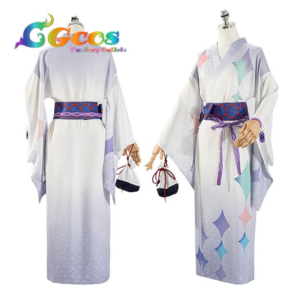 画像6: 一部在庫　バーチャル YouTuber Vtuber　極楽湯　和服　星導ショウ　叢雲カゲツ　小柳ロウ　伊波ライ　コスプレ衣装 (6)