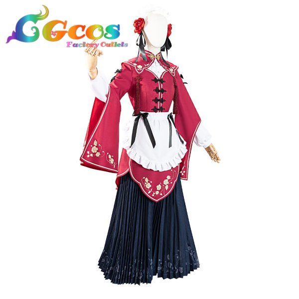 画像2: 香騎学園メイドボーイ部　菊秋明　コスプレ衣装 (2)