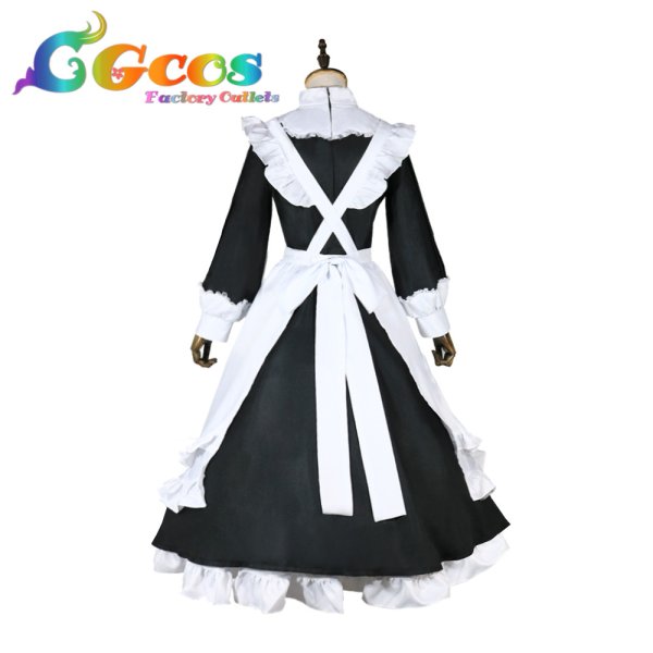 画像4: バーチャルYouTuber　Vtuber　リゼ・ヘルエスタ　メイド衣装　コスプレ衣装 (4)