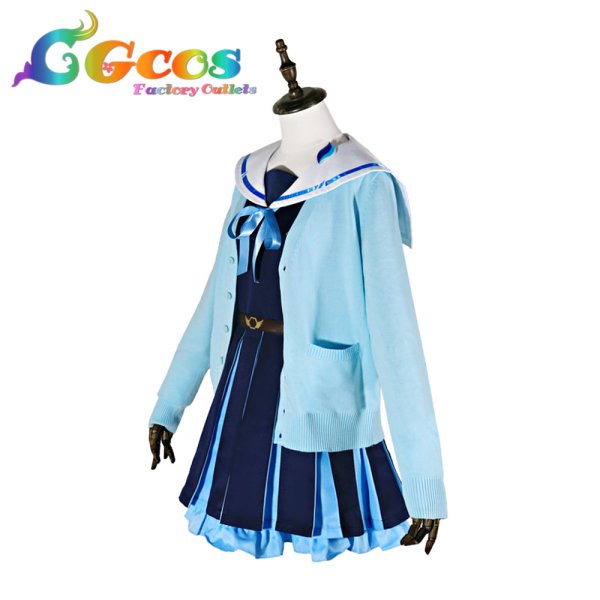 画像2: バーチャルYouTuber　Vtuber　リゼ・ヘルエスタ　制服衣装　コスプレ衣装 (2)