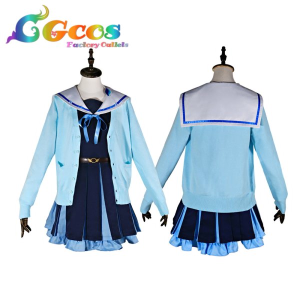 画像5: バーチャルYouTuber　Vtuber　リゼ・ヘルエスタ　制服衣装　コスプレ衣装 (5)