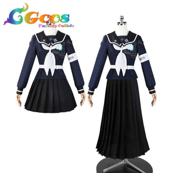 画像6: HUNDRED LINE 最終防衛学園　特防隊制服　コスプレ衣装 (6)