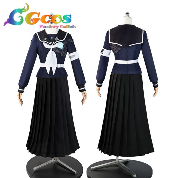 画像14: HUNDRED LINE 最終防衛学園　特防隊制服　コスプレ衣装 (14)