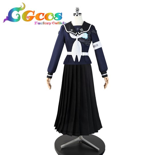 画像9: HUNDRED LINE 最終防衛学園　特防隊制服　コスプレ衣装 (9)