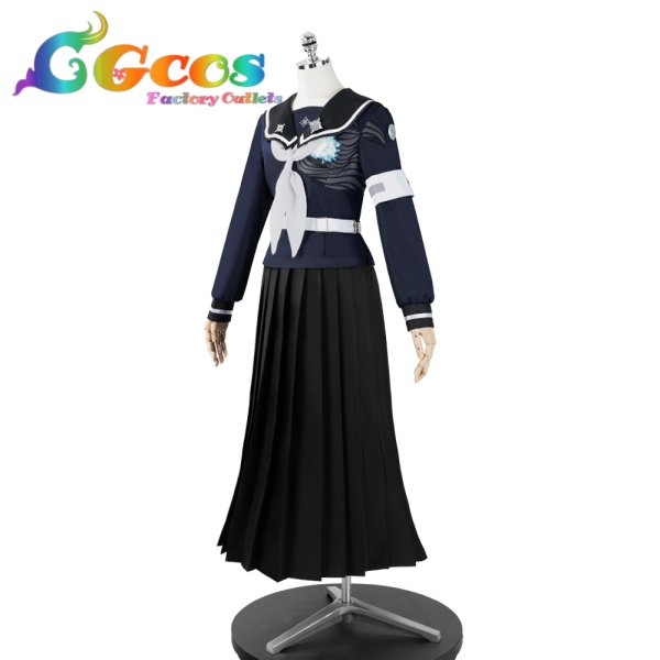 画像10: HUNDRED LINE 最終防衛学園　特防隊制服　コスプレ衣装 (10)