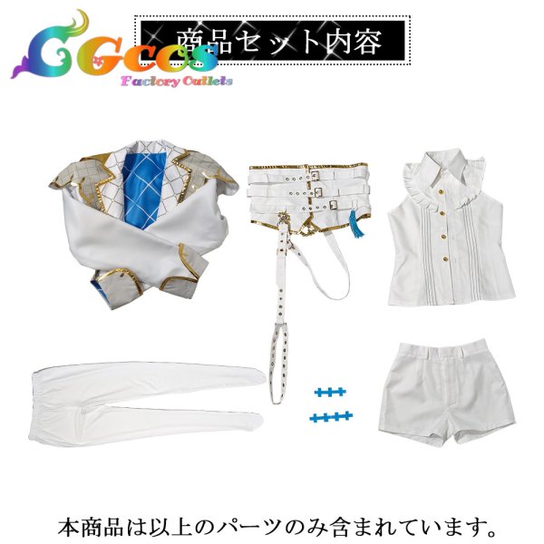 画像8: バーチャルYouTuber VTuber みたらし団 Half Anniversary 栞葉るり コスプレ衣装 (8)