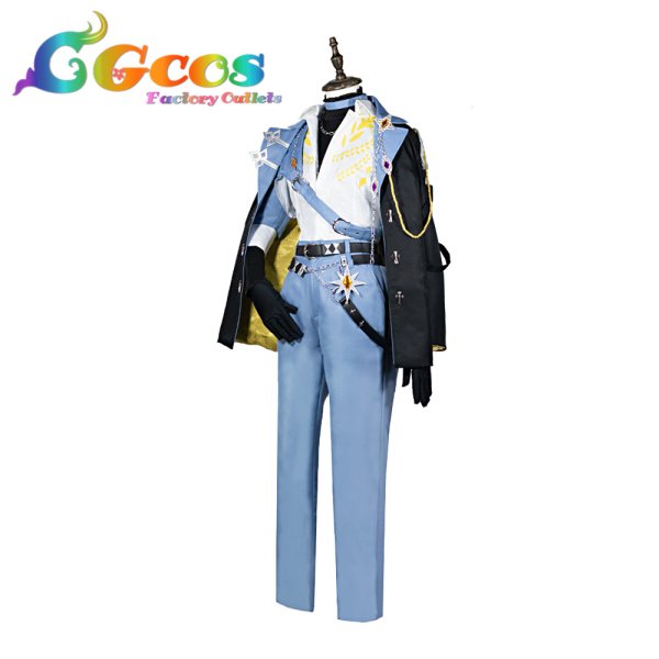 画像4: バーチャル YouTuber Vtuber にじさんじ EN ケイリクス・デボネア(Kaelix Debonair) コスプレ衣装 (4)