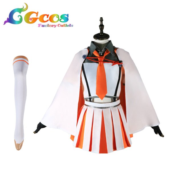 画像7: 学園アイドルマスター　学マス　ヴァイスシュヴァルツコラボ衣装　花海佑芽　コスプレ衣装 (7)