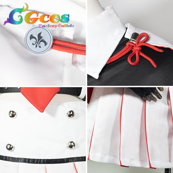 画像7: 学園アイドルマスター 学マス ヴァイスシュヴァルツコラボ衣装 花海咲季 コスプレ衣装 (7)