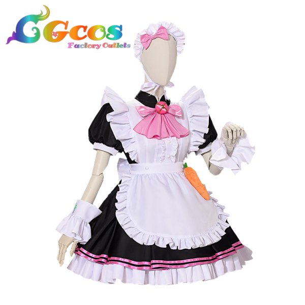 画像8: 「一部在庫あり」ウマ娘プリティーダービー　テイエムオペラオー　メイド服　コスプレ衣装 (8)