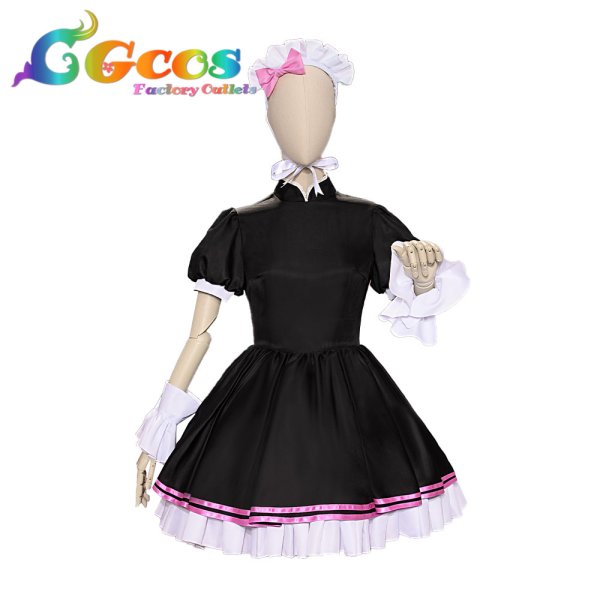 画像13: 「一部在庫あり」ウマ娘プリティーダービー　テイエムオペラオー　メイド服　コスプレ衣装 (13)