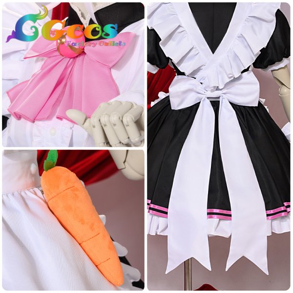 画像15: 「一部在庫あり」ウマ娘プリティーダービー　テイエムオペラオー　メイド服　コスプレ衣装 (15)