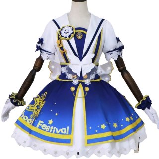 ラブライブ School idol project 夏色えがおで1,2,Jump 南ことり 矢澤にこ 東條希 西木野真姫 絢瀬絵里 小泉花陽 星空凛 園田海未 高坂穂乃果 コスプレ衣装