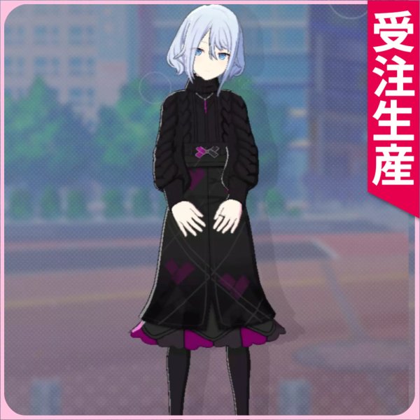 画像1: 受注生産　プロジェクトセカイ カラフルステージ！ feat. 初音ミク　宵崎奏　Midnight calm　コスプレ衣装 (1)