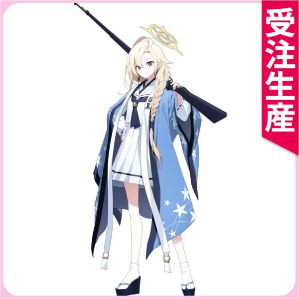 画像1: 受注生産　ブルーアーカイブ　七稜アヤメ　コスプレ衣装 (1)