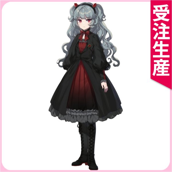 画像1: 受注生産　夢灯華Noctuary　空灯閃夜　コスプレ衣装 (1)