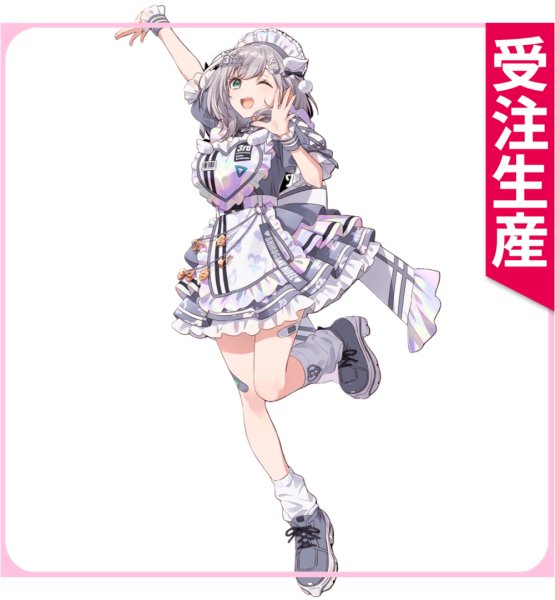 画像1: 受注生産　バーチャルYouTuber　VTuber　白銀ノエル　きゅるるん大作戦　コスプレ衣装 (1)