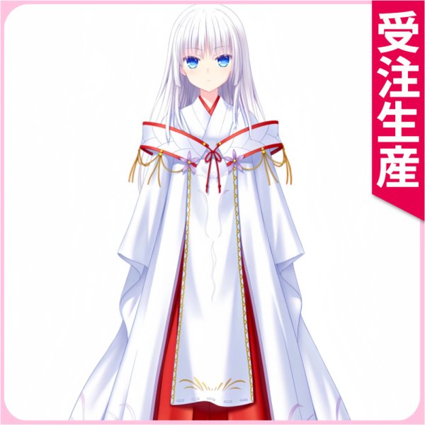 画像1: SummerPockets　鳴瀬しろは　巫女　コスプレ衣装 (1)