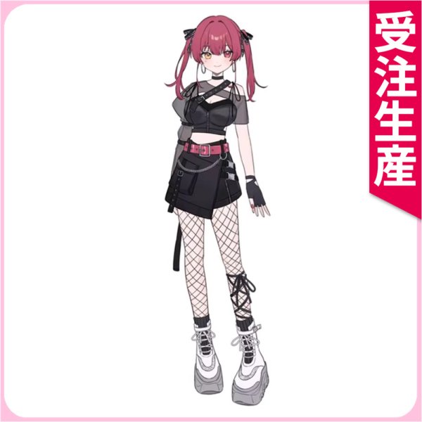 画像1: 受注生産　バーチャルYouTuber　VTuber　宝鐘マリン　Chatter Chatter　コスプレ衣装 (1)