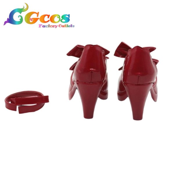 画像3: 新世紀エヴァンゲリオン コスプレ靴 花の言葉 式波・アスカ・ラングレー コスプレブーツ コスプレ衣装 (3)