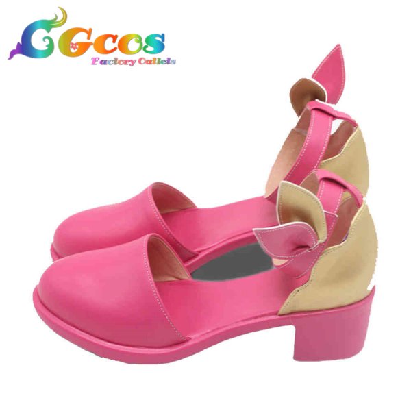 画像2: プロジェクトセカイ カラフルステージ! feat. 初音ミク コスプレ靴 鳳えむ コスプレブーツ コスプレ衣装 (2)