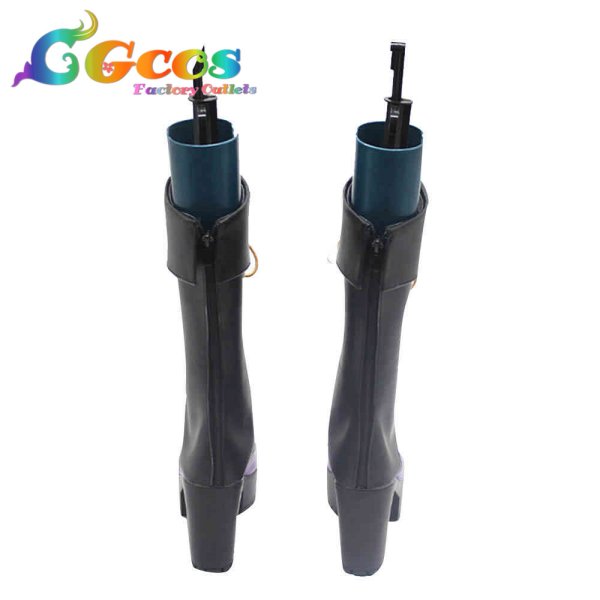 画像2: バーチャルYouTuber コスプレ靴 VTuber アスター アルカディア(Aster Arcadia) Welcome to EN Land! コスプレブーツ コスプレ衣装 (2)