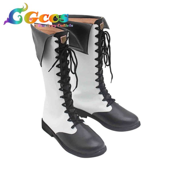 画像2: ブルーアーカイブ コスプレ靴 ニヤニヤ教授 コスプレブーツ コスプレ衣装 (2)