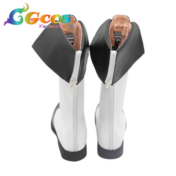 画像3: ブルーアーカイブ コスプレ靴 ニヤニヤ教授 コスプレブーツ コスプレ衣装 (3)