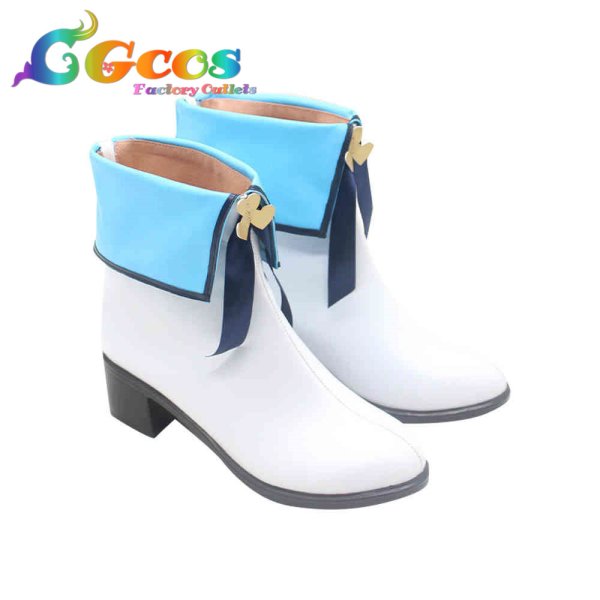 画像2: プロジェクトセカイ カラフルステージ! feat. 初音ミク コスプレ靴 花里みのり 日野森雫 桃井愛莉 桐谷遥 3rd ANNIVERSARY コスプレブーツ コスプレ衣装 (2)