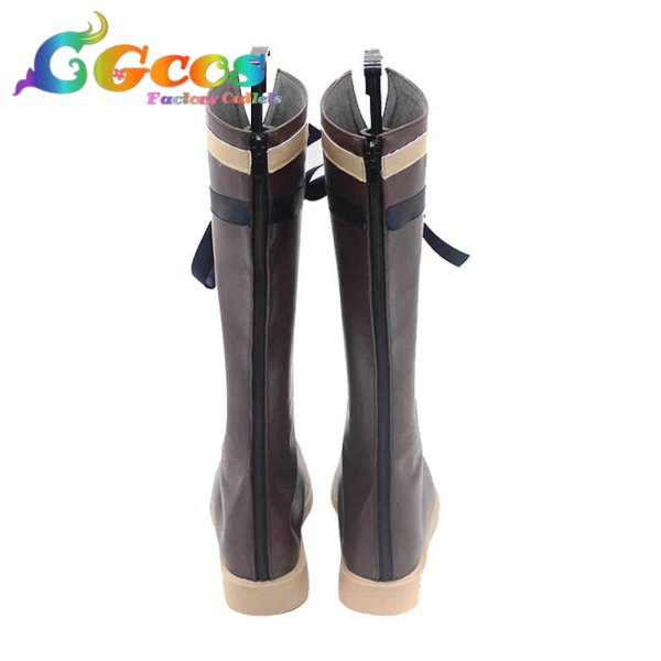 画像3: ファイアーエムブレム 烈火の剣 コスプレ靴 リンディス コスプレブーツ コスプレ衣装 (3)